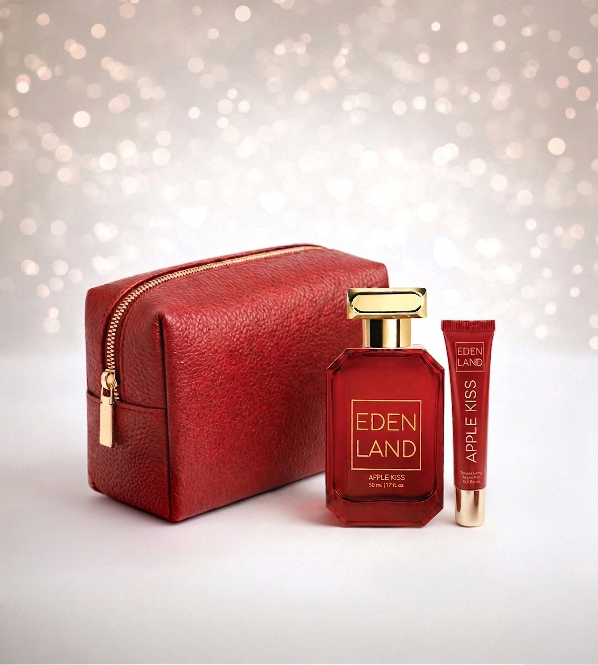 Eden Land gift set with bag and fragrance