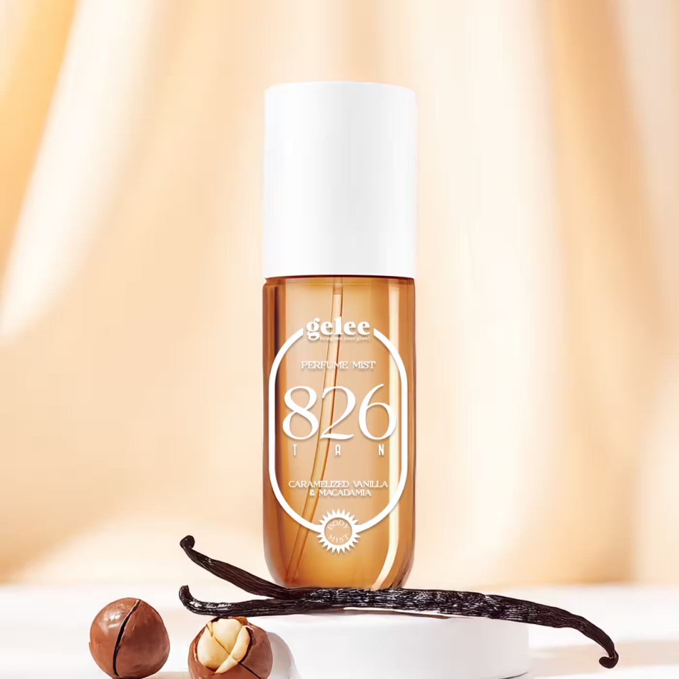 gelee 826 TAN with vanilla and macadamia